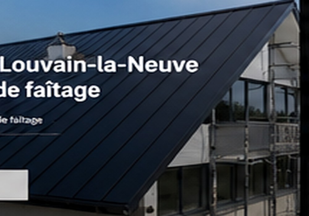 Intervention toiture locale à Ottignies-Louvain-la-Neuve