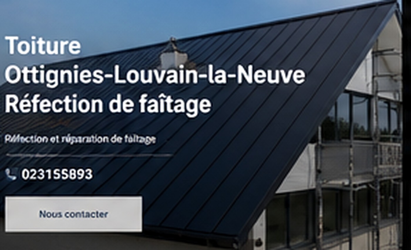 Illustration travaux de toiture à Ottignies-Louvain-la-Neuve